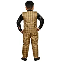 Boys Stylish Partywear 3 Piece Blazer Suit-thumb2