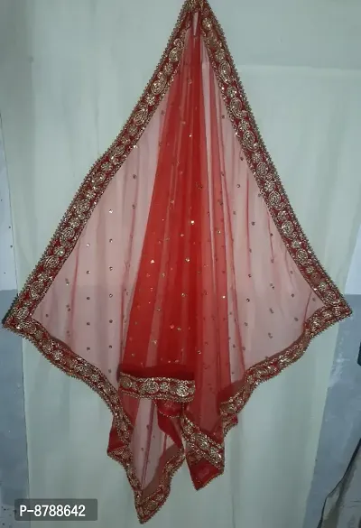 Classic Net Embroidered Dupattas for Womens