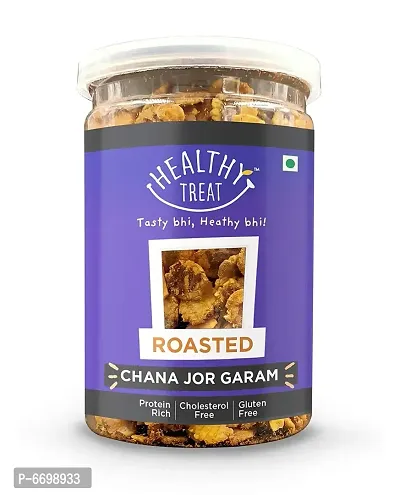 Healthy Treat Roasted Chana Jor Garam 200 Gm  Oil-Free I Protein Rich  Gluten Free  Vegan-thumb0