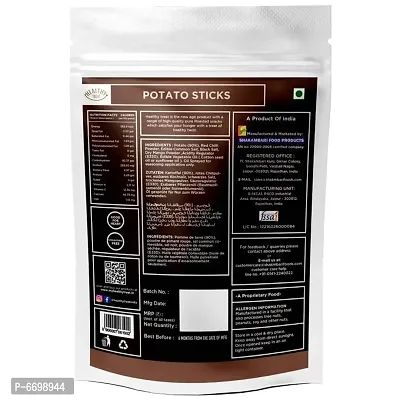 Healthy Treat Roasted Potato Sticks 400 Gm (Pack Of 4, 100 Gm Each)  Gluten Free, Vegan-thumb4