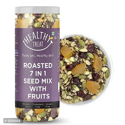 Healthy Treat Roasted 7 In 1 Seeds Mix With Fruits - 150 Grams