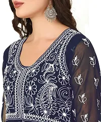 Women Stylish   Embroidered Georgette Kurta-thumb1