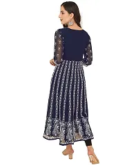 Women Stylish   Embroidered Georgette Kurta-thumb3