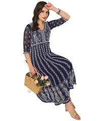 Women Stylish   Embroidered Georgette Kurta-thumb2