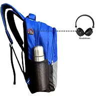 Medium 30L Backpack For School | Printed Bag For Boys and Girls | Waterproof Bag For Men Blue Bag-thumb1