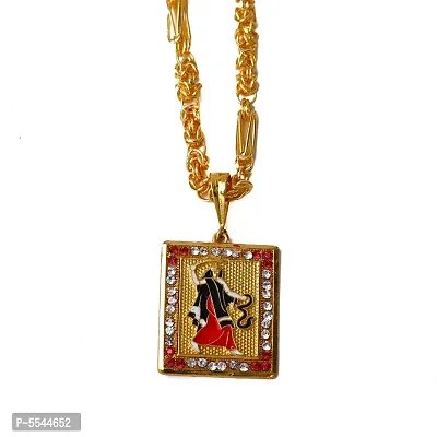 Dipali Jay Mogal Ma Pendant Chain Gold Plated, Necklace For Men/Boys-thumb0