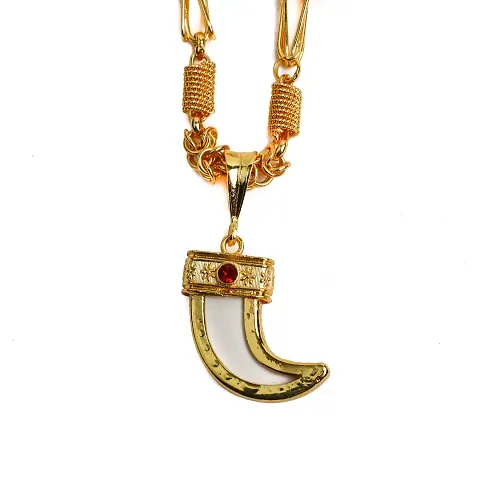 Religious Gold Plated Pendant Locket  With Chain