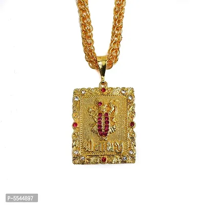 Dipali Shree Nathji Pendant,Locket Gold Plated With Chain In God Pendant For Men