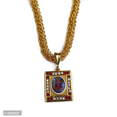 Dipali Jay Khodiya Ma Pendant,Locket Gold Plated With Chain In God Pendant For Men