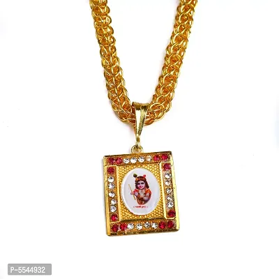 Dipali Krishnaji Pendant,Locket Gold Plated With Chain In God Pendant For Men