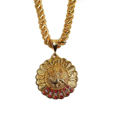 Beautiful God Pendants For Men with Gold Plated Chain