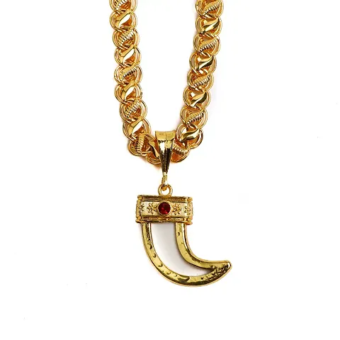 Attractive Stainless Steel Pendant Chain Gold Plated Necklace