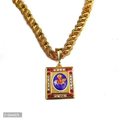 Dipali Jay Ramdev Pir God Pendants For Men Gold Plated Chain Pendant For Men-thumb0