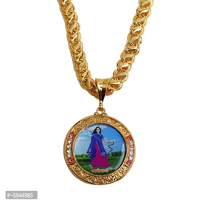 Dipali Jay Khodiyar Ma God Pendants For Men Gold Plated Chain Pendant For Men