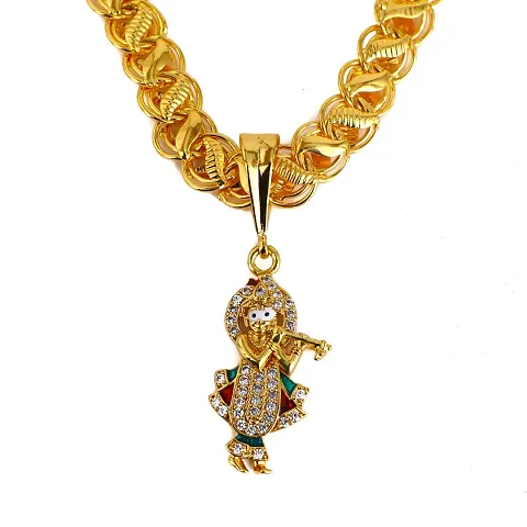 God Pendants with Gold Plated Chain