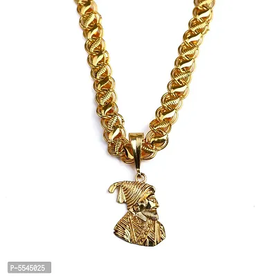 Dipali Ramdev Pir God Pendants For Men Gold Plated Chain Pendant For Men