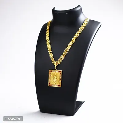 Dipali Krishnaji God Pendants For Men Gold Plated Chain Pendant For Men