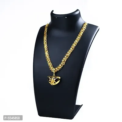 Dipali Shivji God Pendants For Men Gold Plated Chain Pendant For Men-thumb0