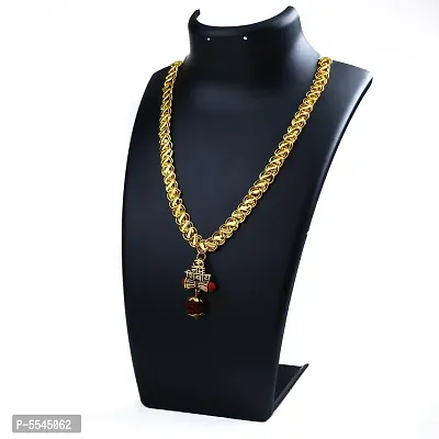 Dipali Om Namh Sivay God Pendants For Men Gold Plated Chain Pendant For Men