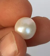 CHEZEL? Natural Pearl Stone Mukta Moti gem for Moon Planet (Pearl 10 cts)-thumb3