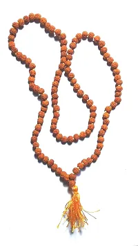 Choicepick 5 Mukhi Rudraksha Mala with 108 Plus 1 Beads (Brown, 2-3mm)-thumb1