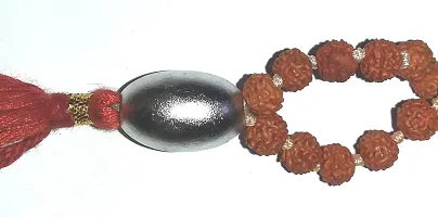 CHEZEL? Combo of Parad gutika Rasamani rudraksha mala 108 +1 with Lab Certified 6 mukhi rudraksha (Multicolor)-thumb3