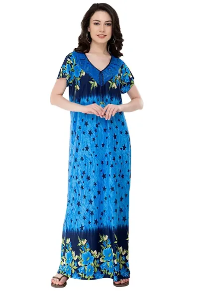 Printed Kaftan Nighty