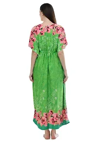 Trendy Satin Blend Women's Kaftan Nighty-thumb4