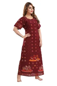 Trendy Women Cotton Night Gown-thumb3