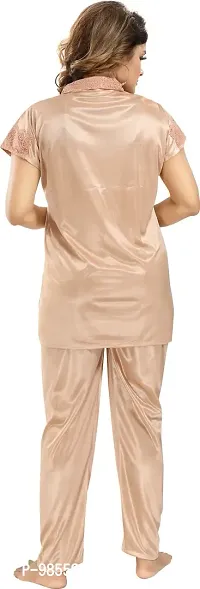 Trendy Women Satin Lounge Set-thumb2