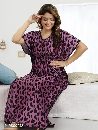 Premium Sarina Kaftan Nighty/Night Dresses For Women-thumb0