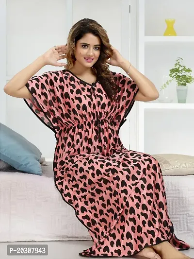 Premium Sarina Kaftan Nighty/Night Dresses For Women