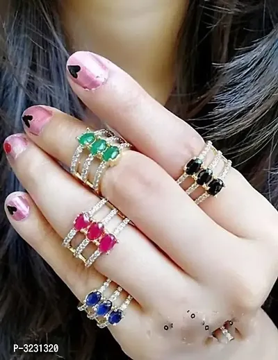 Classy Charming  Ring Combo Set For Woman-thumb0