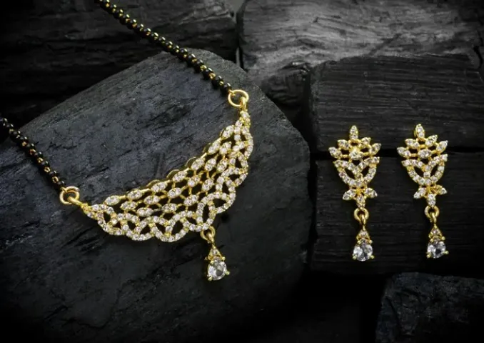 Plated American Diamond Mangalsutra