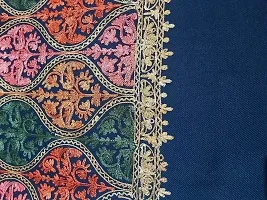Rv Women's wool embroidered kashmiri design stole-thumb3