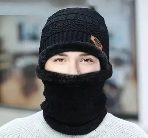 Beautiful Woolen Beanie Winter Cap For Men