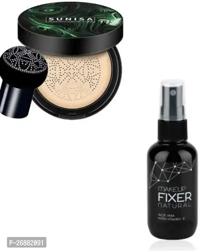 Makeup combo After Makeup Fixer  Sunisa Foundation Waterproof Cc Cream Foundation