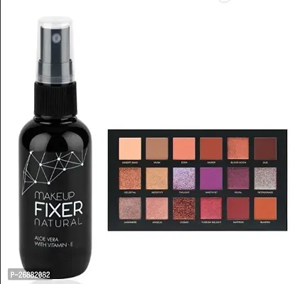 Makeup combo After Matte Fixer  Desert Dusk 18 Shades Eye Shadow Palette-thumb0