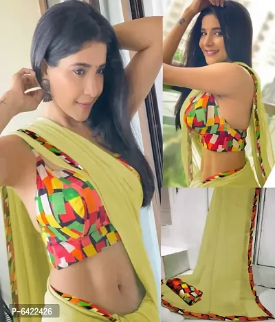 Chiffon Saree Blouse Designs | 25 Latest Blouse Designs For 2019 | Chiffon  blouses designs, Saree blouse designs latest, Chiffon saree blouse design