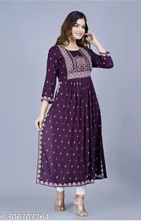 Women Stylish Naira Cut Kurti-thumb1