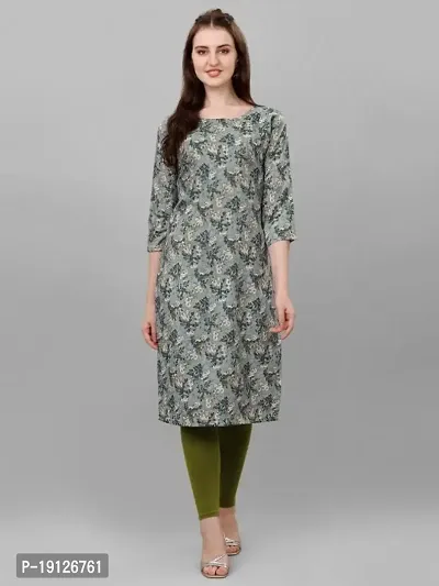 Stylish Women Crepe Casual Kurta-thumb0