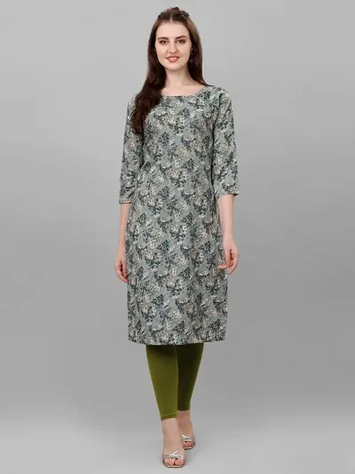 Stylish Fancy Crepe Kurta For Women