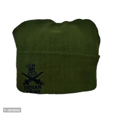 Unisex Army Military Woolen Caps-thumb0