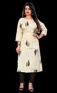 Elegant Crepe Printed Kurta For Women-thumb1