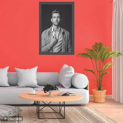 Decorative 45.72 Cm Hrithik Roshan Wall Poster (12X18Cm) Self Adhesive Sticker