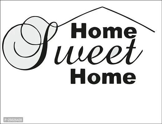 Decorative 49 Cm Home Sweet Home Beautiful (91X49Cm) Self Adhesive Sticker