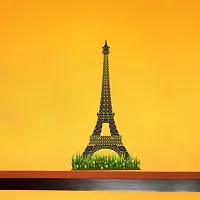 Decorative 70 Cm Paris Eiffel Tower With Grass Wall Sticker Covering Area (91X168Cm) Self Adhesive Sticker-thumb1