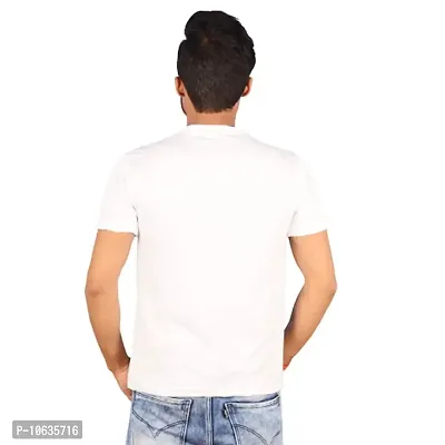 Giftlub Men's Mirzapur Printed Half Sleeve T-shirt (White, Medium)-thumb2