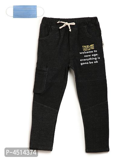 Boys Trackpant With FREE 3-Ply Face Mask-thumb0