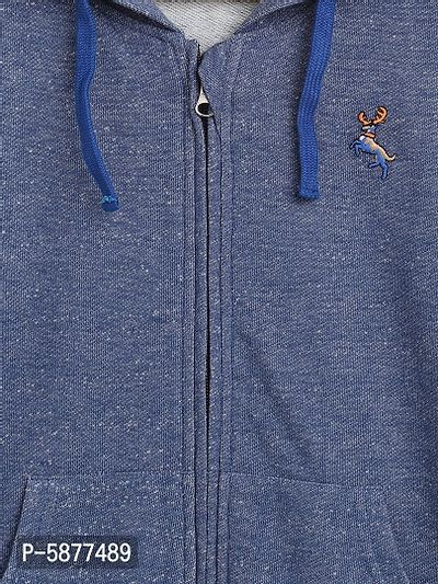 Boy's Blue Cotton Puffer Jacket-thumb3